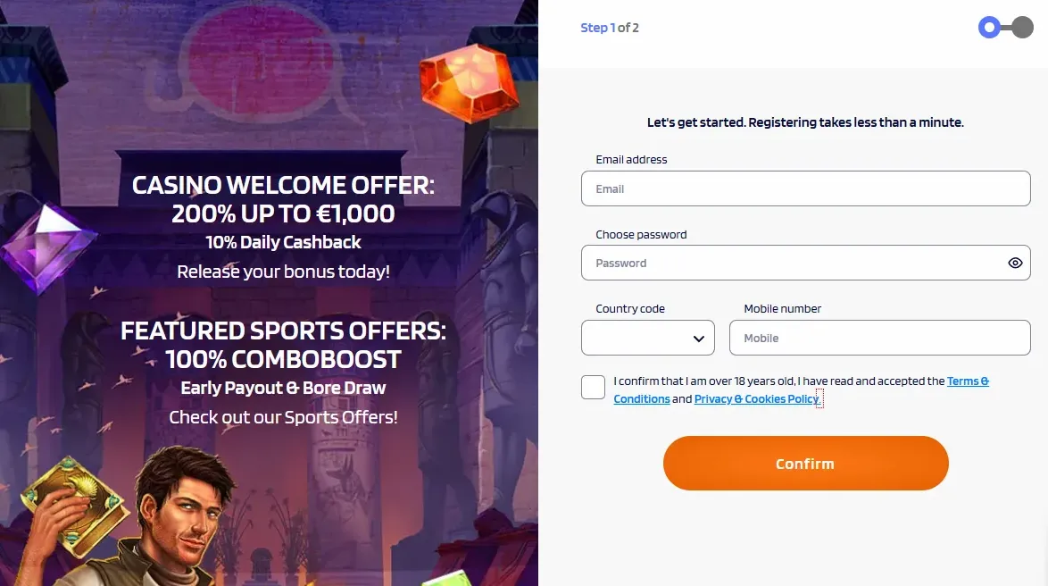 Registreren bij Quickslot Casino — Jouw Account in Enkele Minuten